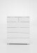 Schubkastenkommode >Easy Plus< (BxHxT: 82x102x42 cm) in weiß - 82x102x42 (BxHxT)