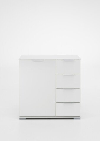Kombikommode >Easy Plus< (BxHxT: 81x83x41 cm) in weiß - 81x83x41cm (BxHxT)