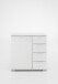 Kombikommode >Easy Plus< (BxHxT: 81x83x41 cm) in weiß - 81x83x41cm (BxHxT)