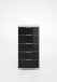 Hochkommode >Easy Plus< (BxHxT: 49x102x41 cm) in weiß - 49x102x41cm (BxHxT)