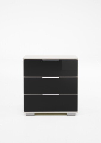 Nachtkommode >Easy Plus< (BxHxT: 52x58x38 cm) in weiß - 52x58x38cm (BxHxT)