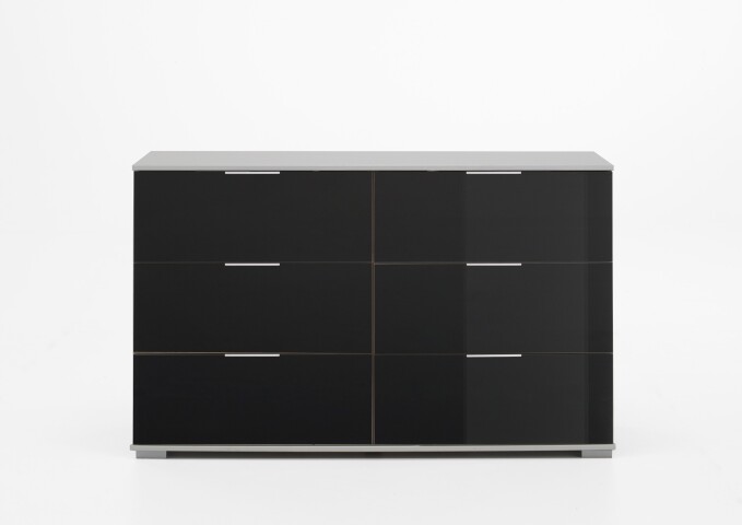 Schubkastenkommode >Easy Plus< (BxHxT: 130x83x41 cm) in weiß - 130x83x41 (BxHxT)