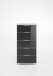 Hochkommode >Easy Plus< (BxHxT: 49x102x41 cm) in weiß - 49x102x41cm (BxHxT)