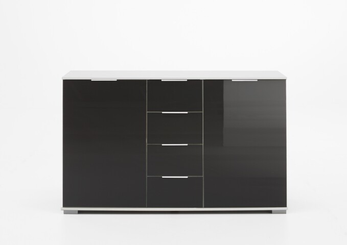 Kombikommode >Easy Plus< (BxHxT: 130x83x41 cm) in weiß - 130x83x41cm (BxHxT)