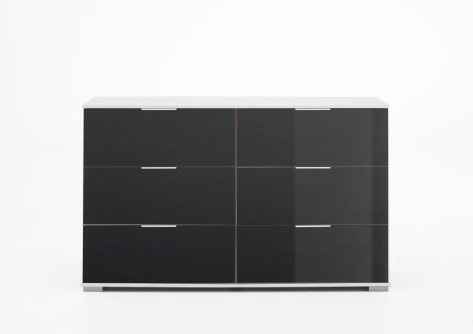 Schubkastenkommode >Easy Plus< (BxHxT: 130x83x41 cm) in weiß - 130x83x41 (BxHxT)
