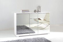 Kombikommode >Easy Plus< (BxHxT: 130x83x41 cm) in weiß - 130x83x41cm (BxHxT)