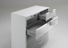 Schubkastenkommode >Easy Plus< (BxHxT: 82x102x42 cm) in weiß - 82x102x42 (BxHxT)