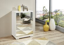 Nachtkommode >Easy Plus< (BxHxT: 52x74x38 cm) in weiß - 52x74x38cm (BxHxT)