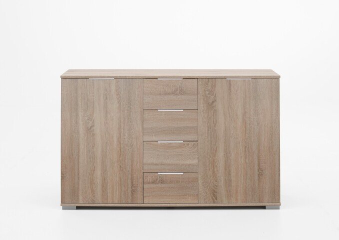 Kombikommode >Easy Plus< (BxHxT: 130x83x41 cm) in Eiche-Sägerau