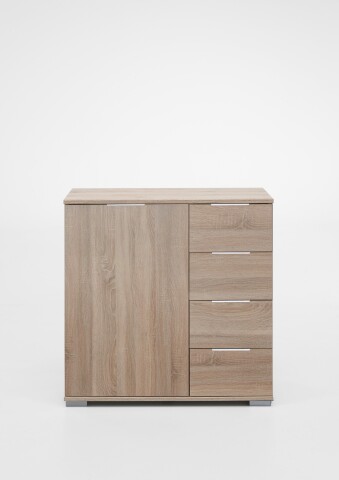 Kombikommode >Easy Plus< (BxHxT: 81x83x41 cm) in Eiche-Sägerau
