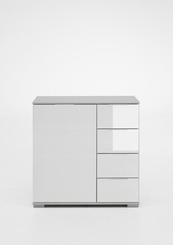 Kombikommode >Easy Plus< (BxHxT: 81x83x41 cm) in weiß - 81x83x41cm (BxHxT)