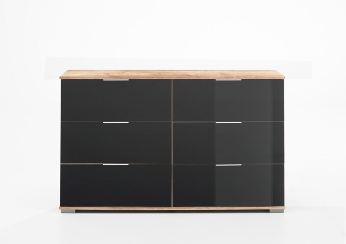 Schubkastenkommode >Easy Plus< (BxHxT: 130x83x41 cm) in Plankeneiche