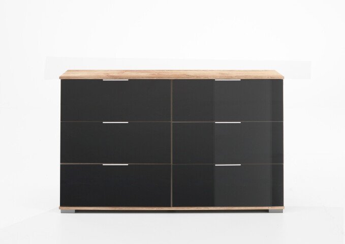 Schubkastenkommode >Easy Plus< (BxHxT: 130x83x41 cm) in Plankeneiche