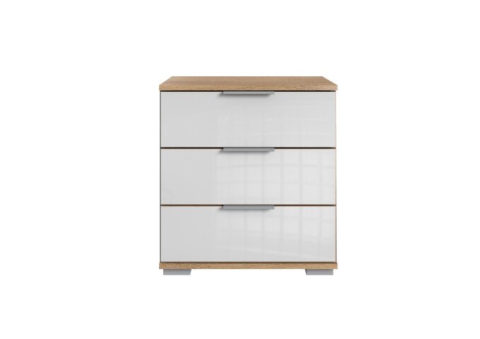 Nachtkommode >Easy Plus< (BxHxT: 52x58x38 cm) in Plankeneiche - 52x58x38 (BxHxT)