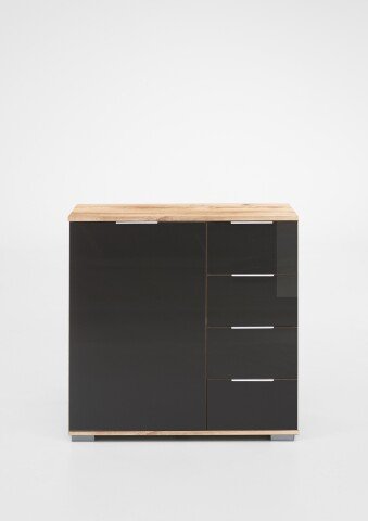 Kombikommode >Easy Plus< (BxHxT: 81x83x41 cm) in Plankeneiche - 81x83x41 (BxHxT)