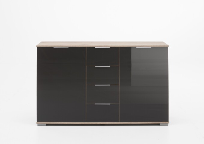 Kombikommode >Easy Plus< (BxHxT: 130x83x41 cm) in Eiche-Sägerau