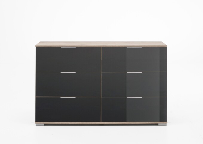 Schubkastenkommode >Easy Plus< (BxHxT: 130x83x41 cm) in Eiche-Sägerau