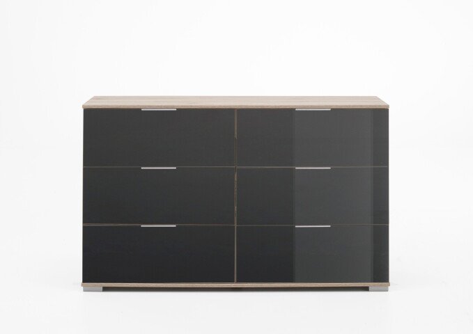 Schubkastenkommode >Easy Plus< (BxHxT: 130x83x41 cm) in Eiche-Sägerau