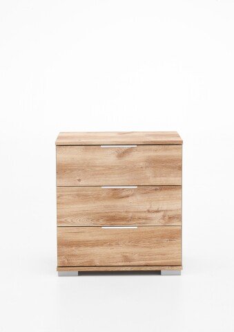Nachtkommode >Easy Plus< (BxHxT: 52x58x38 cm) in Plankeneiche - 52x58x38 (BxHxT)