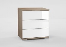 Nachtkommode >Easy Plus< (BxHxT: 52x58x38 cm) in Eiche-Sägerau