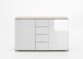 Kombikommode >Easy Plus< (BxHxT: 130x83x41 cm) in Eiche-Sägerau
