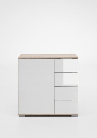 Kombikommode >Easy Plus< (BxHxT: 81x83x41 cm) in Eiche-Sägerau