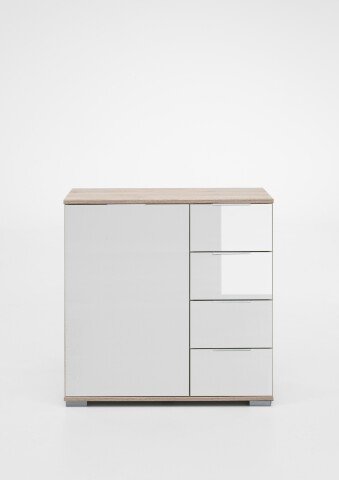 Kombikommode >Easy Plus< (BxHxT: 81x83x41 cm) in Eiche-Sägerau