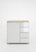 Kombikommode >Easy Plus< (BxHxT: 81x83x41 cm) in Eiche-Sägerau