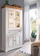 Glasvitrine >WZ-0133< (BxHxT: 105x214x42 cm) in...