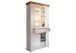 Glasvitrine >WZ-0133< (BxHxT: 105x214x42 cm) in weiß - 105x214x42 (BxHxT)