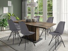 Esstisch >ATHEN< (BxHxT: 160x75x90 cm) in oldstyle - 160x75x90cm (BxHxT)