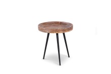 Beistelltisch >AVA< (BxHxT: 38x40x38 cm) in braun - 38x40x38 (BxHxT)