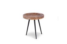 Beistelltisch >AVA< (BxHxT: 38x40x38 cm) in braun - 38x40x38 (BxHxT)