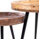 Beistelltisch >AVA< (BxHxT: 38x40x38 cm) in braun - 38x40x38 (BxHxT)