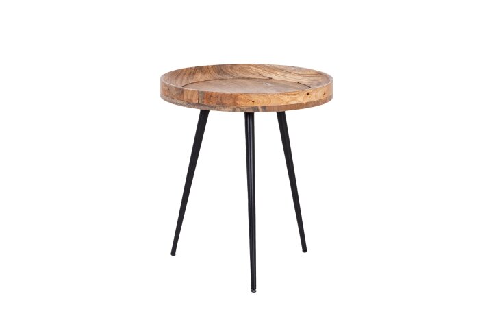 Beistelltisch >AVA< (BxHxT: 45x50x45 cm) in braun - 45x50x45 (BxHxT)