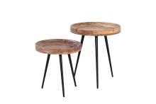 Beistelltisch >AVA< (BxHxT: 45x50x45 cm) in braun - 45x50x45 (BxHxT)