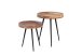Beistelltisch >AVA< (BxHxT: 45x50x45 cm) in braun - 45x50x45 (BxHxT)
