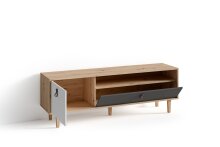 TV-Board >BILL< (BxHxT: 150x50x37 cm) in Eiche/Artisan - 150x50x37cm (BxHxT)