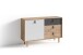 Sideboard >BILL< (BxHxT: 120x77x37 cm) in Eiche/Artisan - 120x77x37cm (BxHxT)