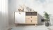 Sideboard >BILL< (BxHxT: 120x77x37 cm) in Eiche/Artisan - 120x77x37cm (BxHxT)