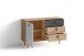 Sideboard >BILL< (BxHxT: 120x77x37 cm) in Eiche/Artisan - 120x77x37cm (BxHxT)