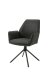 Stuhl >BLAIR< (2er-Set) in schwarz aus Microfaser - 57x89x61cm (BxHxT)