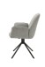 Stuhl >BLAIR< (2er-Set) in grau aus Webstoff - 57x89x61cm (BxHxT)