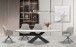 Stuhl >BLAIR< (2er-Set) in grau aus Webstoff - 57x89x61cm (BxHxT)