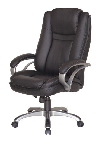 Chefsessel >BRUNO-XXL< (BxT: 71,5x70,5 cm) in schwarz - 71,5x70,5cm (BxT)