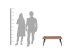 Couchtisch >CADDY< (BxHxT: 110x45x60 cm) in braun - 110x45x60 (BxHxT)