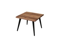 Couchtisch >CADDY< (BxHxT: 60x45x60 cm) in braun - 60x45x60 (BxHxT)