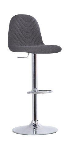 Bistrostuhl >CASINO< (2er-Set) in grau aus Webstoff - 41x52,5cm (BxT)
