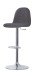 Bistrostuhl >CASINO< (2er-Set) in grau aus Webstoff - 41x52,5cm (BxT)