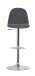 Bistrostuhl >CASINO< (2er-Set) in grau aus Webstoff - 41x52,5cm (BxT)